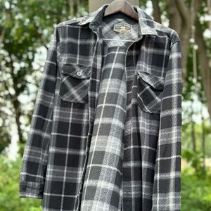 Freedom Foundry Grizzly Men’s Fleece Shirt Jacket / Shacket - Griffin Gray